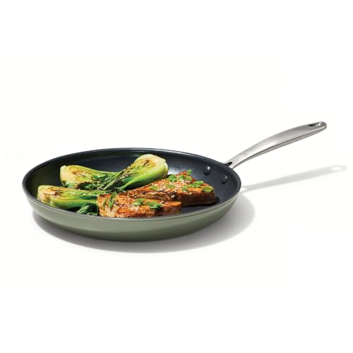 Enhanced 12” Frying Pan Skillet (12" Frying Pan Skillet / Eucalyptus Green)