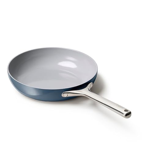 Non Stick Ceramic Frying Pan (Navy / 1-pc - 10.5 IN)