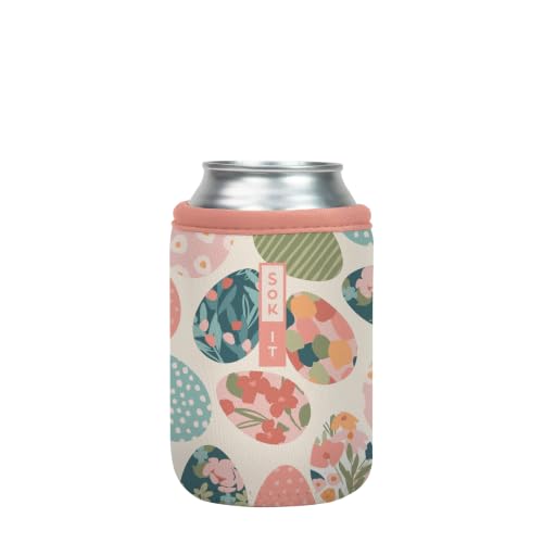 CanSok Sleeve for Beer & Soda Insulated Neoprene Cover (Hidden Treasures / 12oz Can Sleeve)