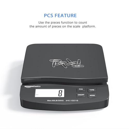 Digital Postal Shipping Scale with Tare Function (65 pound)