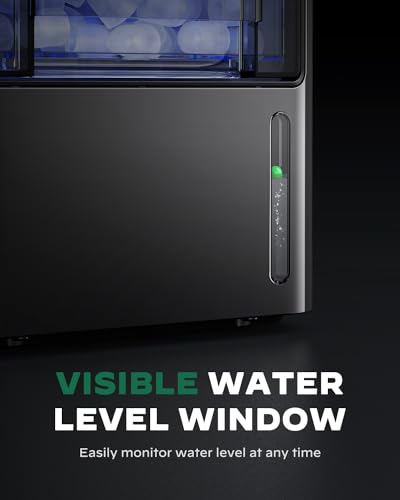 Portable Countertop Ice Maker (Black / 20 lbs)