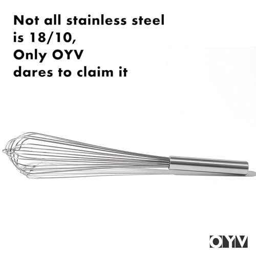 18 10 Stainless Steel Large Whisk (17 inch silver)