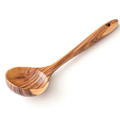 Wooden Soup Ladles (1 PC Teak Ladle)