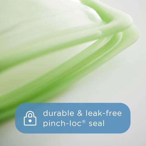 Reusable Half Gallon Silicone Food Storage Bag (Clear)