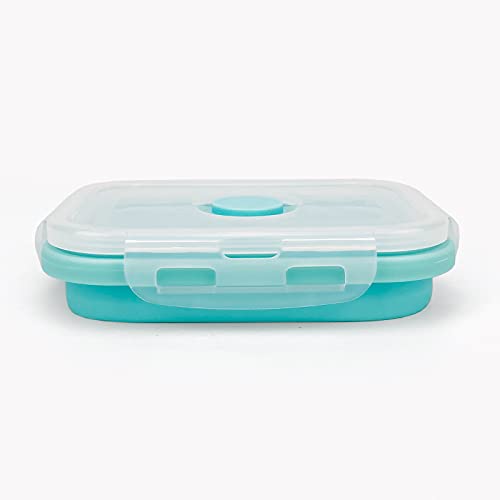 3piece Collapsible Food Storage Containers with Lids (3 Count)