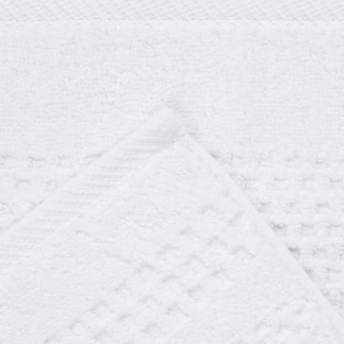 Playa Zero Twist Cotton Medium Weight Towels (9 Piece Towel Set / White)