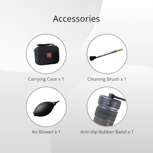 K Ultra Manual Coffee Grinder Iron Gray with Carrying Case (K-Ultra Iron Gray with Carrying Case)