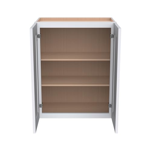 Wall Mounted Cabinet (White / 30" W x 12" D x 42" H)