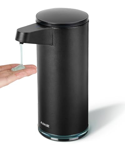 SensePro Automatic Soap Dispenser 12.8oz Spot Resist Matte Black (Matte Black Coating)