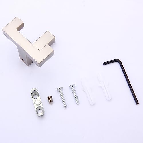 5 Pack Heavy Duty Coat Hook (Chrome)