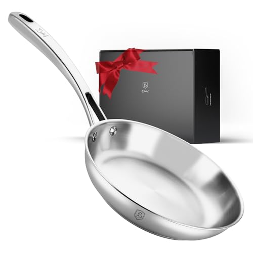 8 Inch 316 Stainless Steel Frying Pan with Heat (8 Inch)