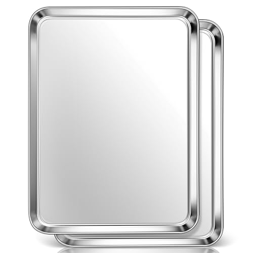 18x13 Inches Stainless Steel Baking Half Sheet Set of 2 (3 Count)