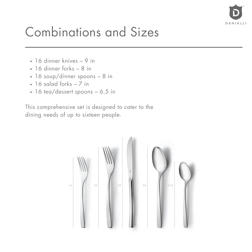 80 Piece Silverware Set For 16 (80-Piece)