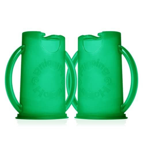 Squeeze Proof Food Pouch Holder for Toddlers (Green & Green)
