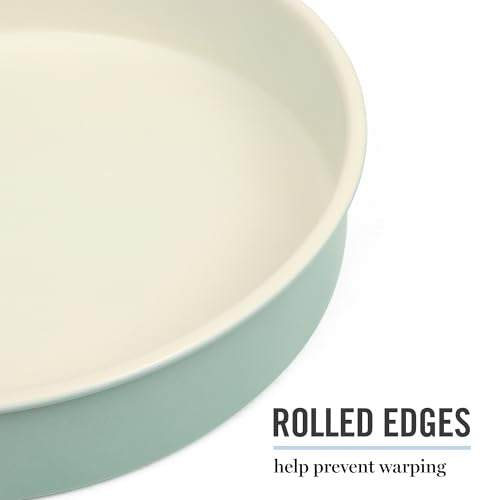 Gallen 8 Inch Round Nonstick Carbon Steel Cake and Bake Pan (8" Cake Pan)