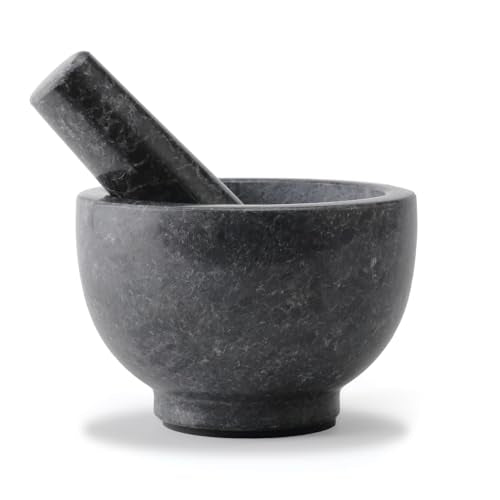 African Natural Granite Mortar and Pestle Set