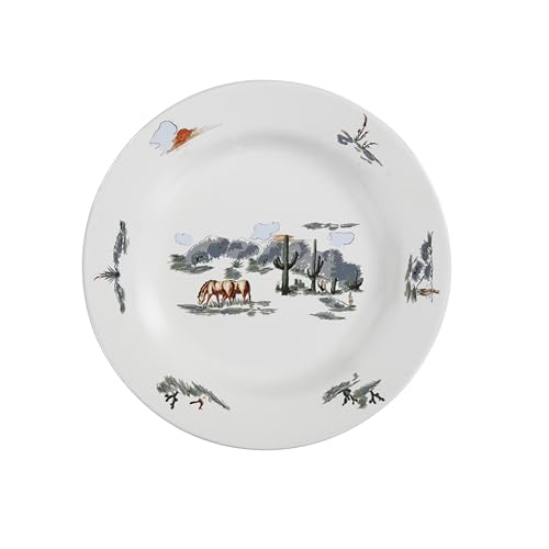 Ranch Life 16 Piece Ceramic Dinnerware Set with Plates (Ranch Life / 16 Piece)