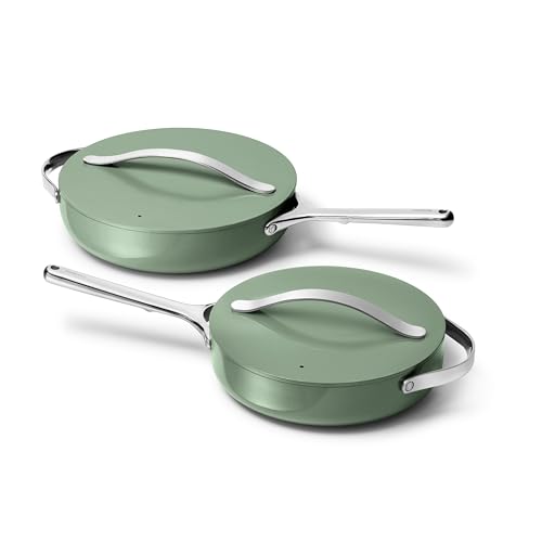 4 Piece Sauté Pan Duo with Lids (Sage)