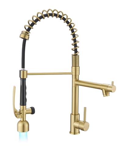 High Arc Brushed Gold Pull (Brushed Gold)