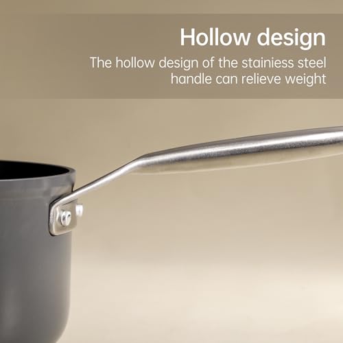2.5 QT Nonstick Saucepan with Lid (2.5 Quarts)