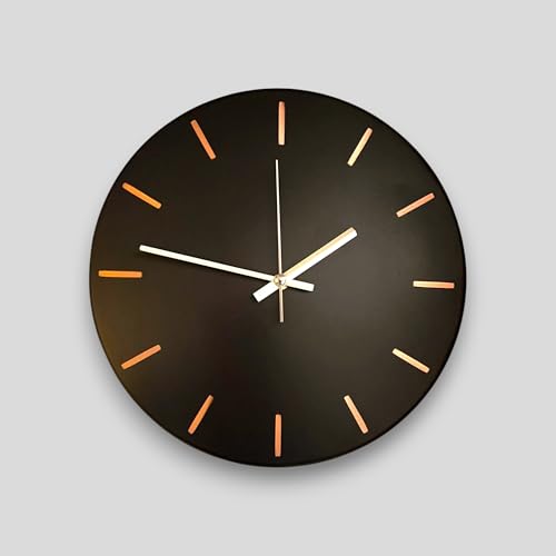 Handmade Pure Copper Wall Clock for Home Decoration (Classic Copper / 17.7)