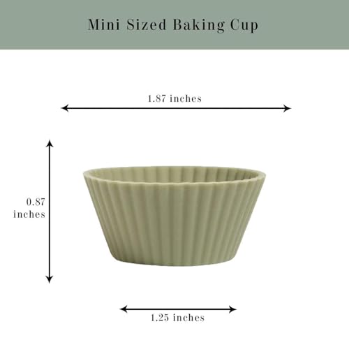 Reusable Mini Silicone Baking Cup (Mini)