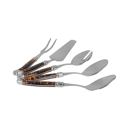 5 Piece Laguiole Tortoise Shell Hostess Set (Tortoise Shell)