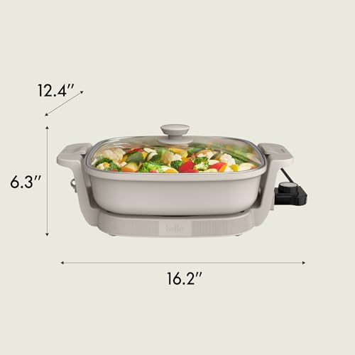 Fits Anywhere SAUTE Make & Take Skillet (12" x 12" / Oatmilk)