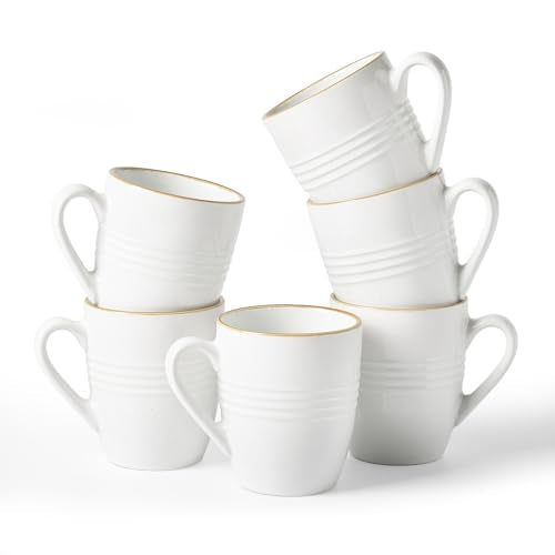 Jupiter Coffee Mugs Set of 6 (6pcs / Jupiter-White)