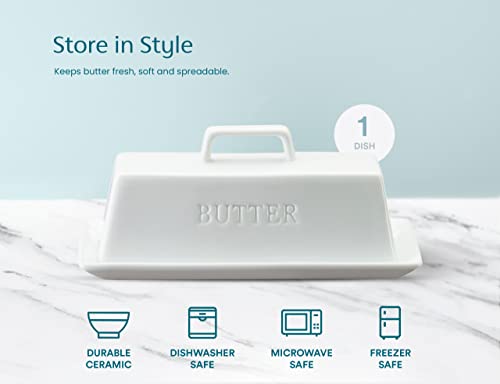 Ceramic Butter Dish with Lid