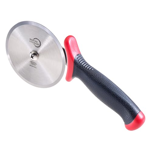 Millennia Pizza Cutter with Red Handle (4 Inch Pizza Cutter with Red Handle)