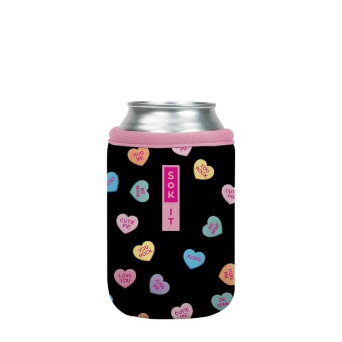 CanSok Sleeve for Beer & Soda Insulated Neoprene Cover (Sweet Notes / 12oz Can Sleeve)