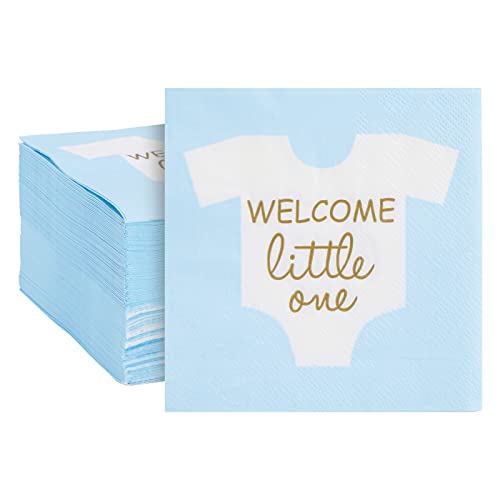 Baby Boy Shower Decorations (100 Pack)