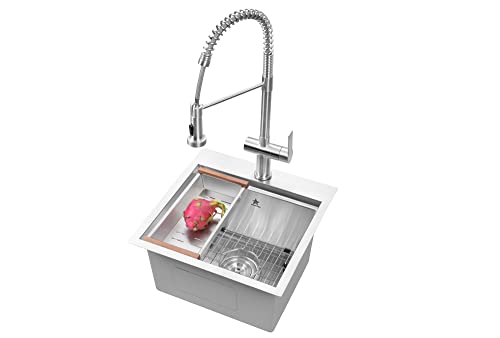 Stainless Steel Colander For Workstation Kitchen Sink (13.5 W - 7.7/8 L / Wood Cover)