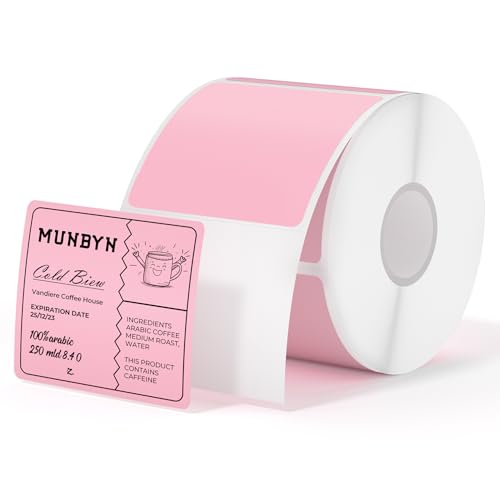 2x2 Thermal Labels (Pink / 2x2")