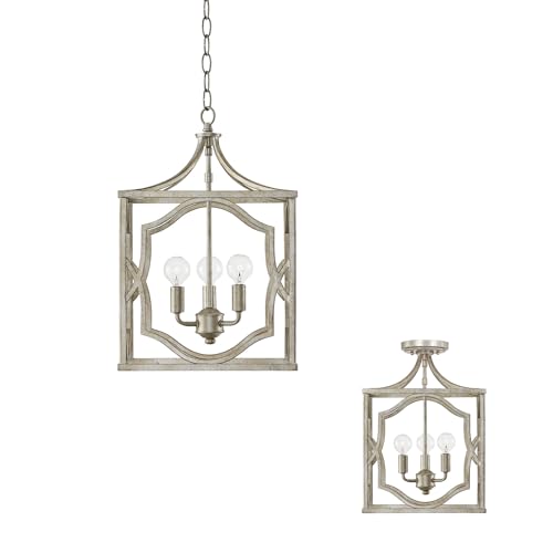 Capital Lighting 9481AS Blakely Lantern Foyer Pendant (Antique Silver)