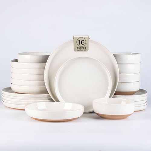 Dinnerware Sets for 4 (Light Beige / Service For 4(16Pcs))