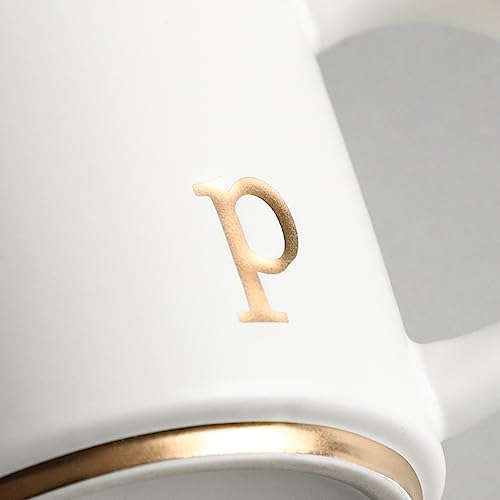 Ceramic Coffee Mug (gold-p)