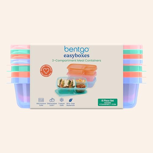 Reusable, BPA-Free, Microwave, Dishwasher & Freezer-Safe, Custom-Fit Lids, Lightweight (Pastels) (Pastels (4-Pack))