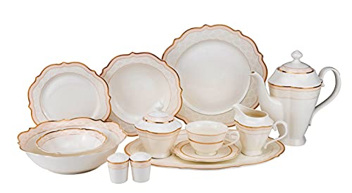 57 pc Banquet Dinnerware Set (6664G)