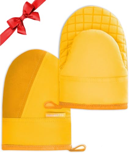 Mini Oven Mitts (Yellow)