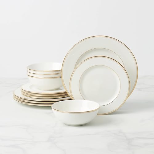 Federal Gold Bone China 12 (12-Piece Dinnerware Set)