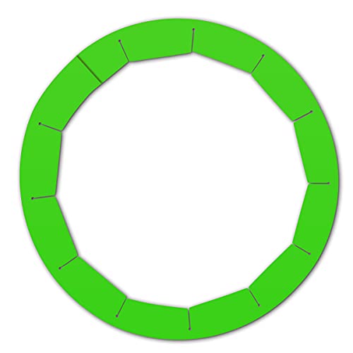 Adjustable Silicone Pie Crust Shields (2 PCS (Green))