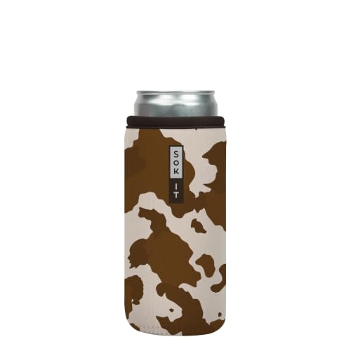 CanSok Sleeve for Beer & Soda Insulated Neoprene Cover (Cowgirl / 12oz Slim Can Sleeve)