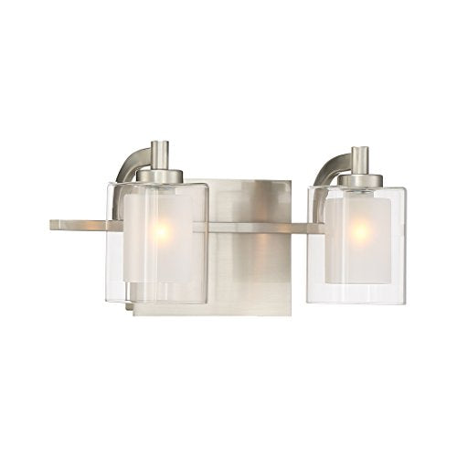 Kolt 13" LED Vanity Light (2-Light / Brushed Nickel)