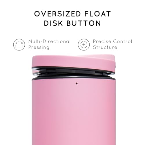 Rechargeable Electric Salt and Pepper Grinder Set with Charging Base (Set of 2 with Charging Base / Pink)