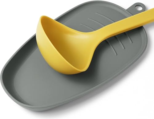 Unbreakable Large Silicone Spoon Rest for Stove Top