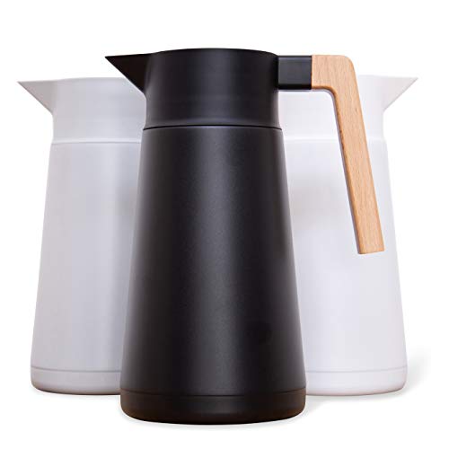 Thermal Coffee Carafe Up to 68 Oz (Black)