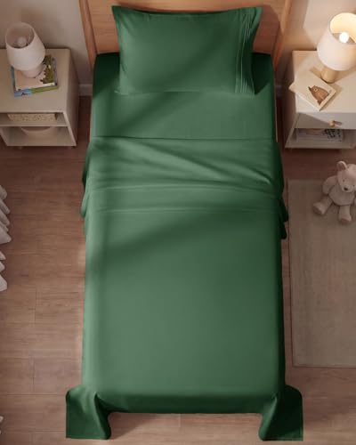 Twin Size 3 Piece Sheet Set (17 - Emerald Green / Twin)