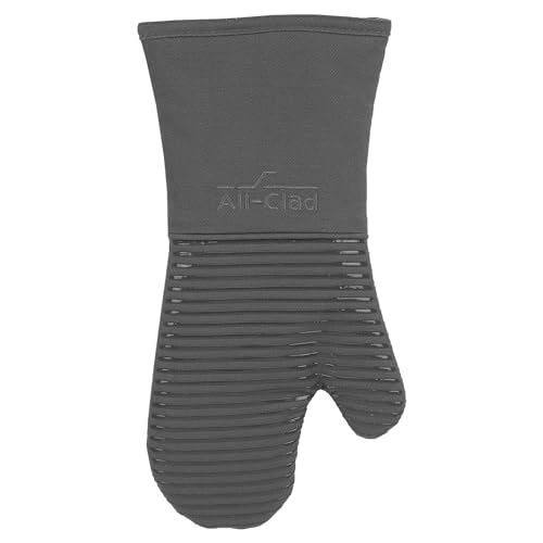 All Clad Silicone Oven Mitt (Pewter / 1 Pack)